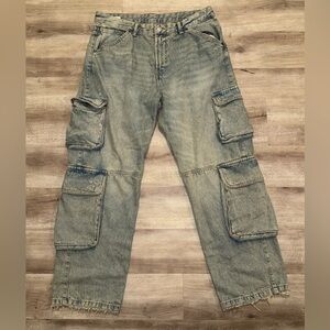 Zara Men's Wide Leg Jeans